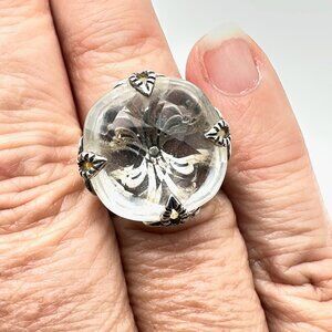 Silpada Sterling Silver Scroll Ring Size 7.5 Weight 8.3 Grams